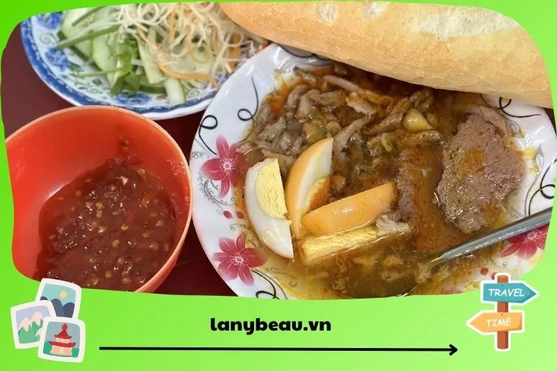 Bánh mì chấm Loan