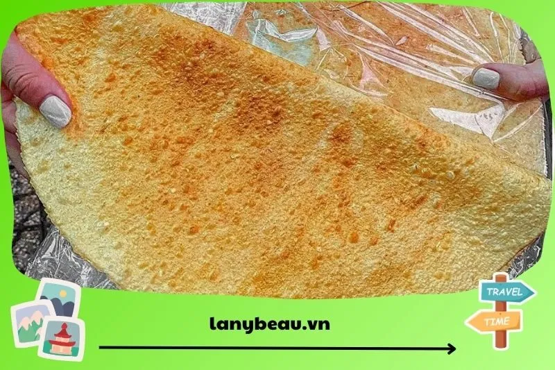 Bánh tráng khoai lang nướng