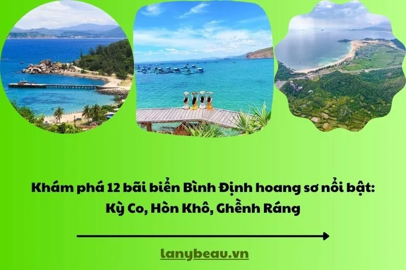 Khám phá 12 bãi biển Bình Định hoang sơ nổi bật Kỳ Co, Hòn Khô, Ghềnh Ráng