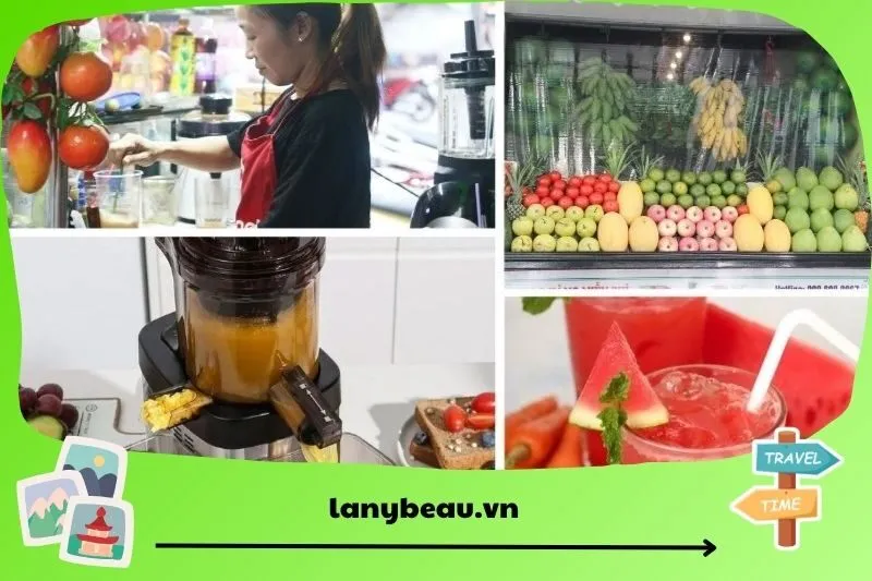 Nước ép trái cây, chè - Cô Thu
