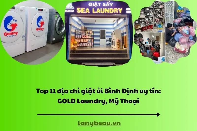 Top 11 địa chỉ giặt ủi Bình Định uy tín GOLD Laundry, Mỹ Thoại