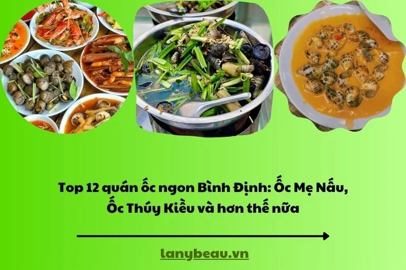 Top 12 quán ốc ngon Bình Định: Ốc Mẹ Nấu, Ốc Thúy Kiều và hơn thế nữa