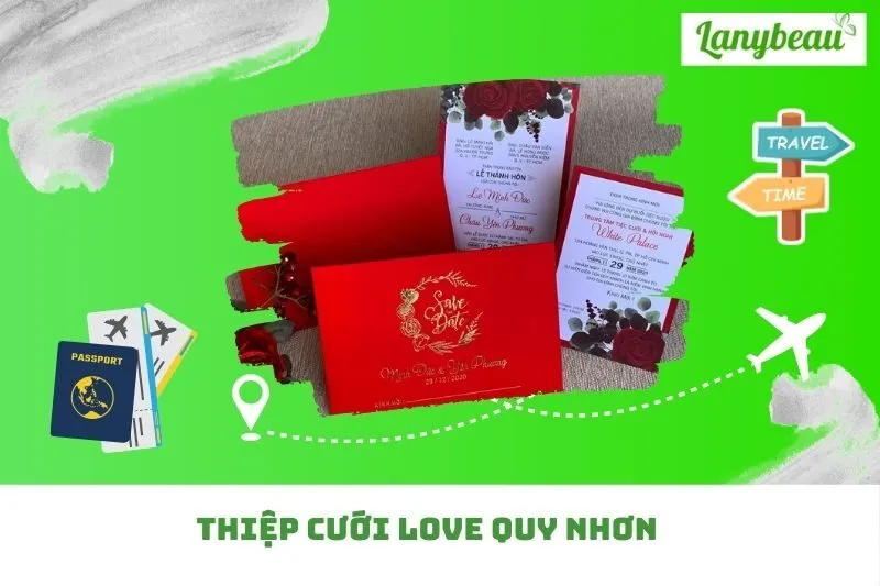 Thiệp Cưới Love Quy Nhơn